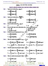 Đề cương ôn thi học kỳ I môn Toán Lớp 11 - Năm học 2016-2017
